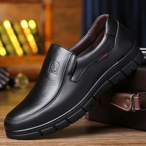 Sapato Comfort Ícarus DOIS pares (Marrom e Preto) + Brinde Carteira e Cinto