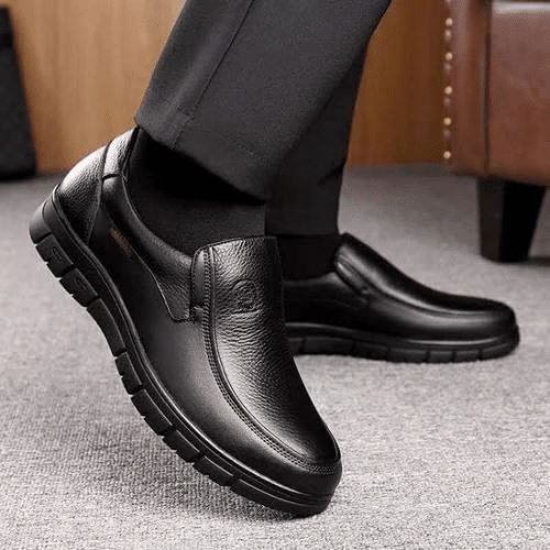 Sapato Comfort Ícarus DOIS pares (Marrom e Preto) + Brinde Carteira e Cinto
